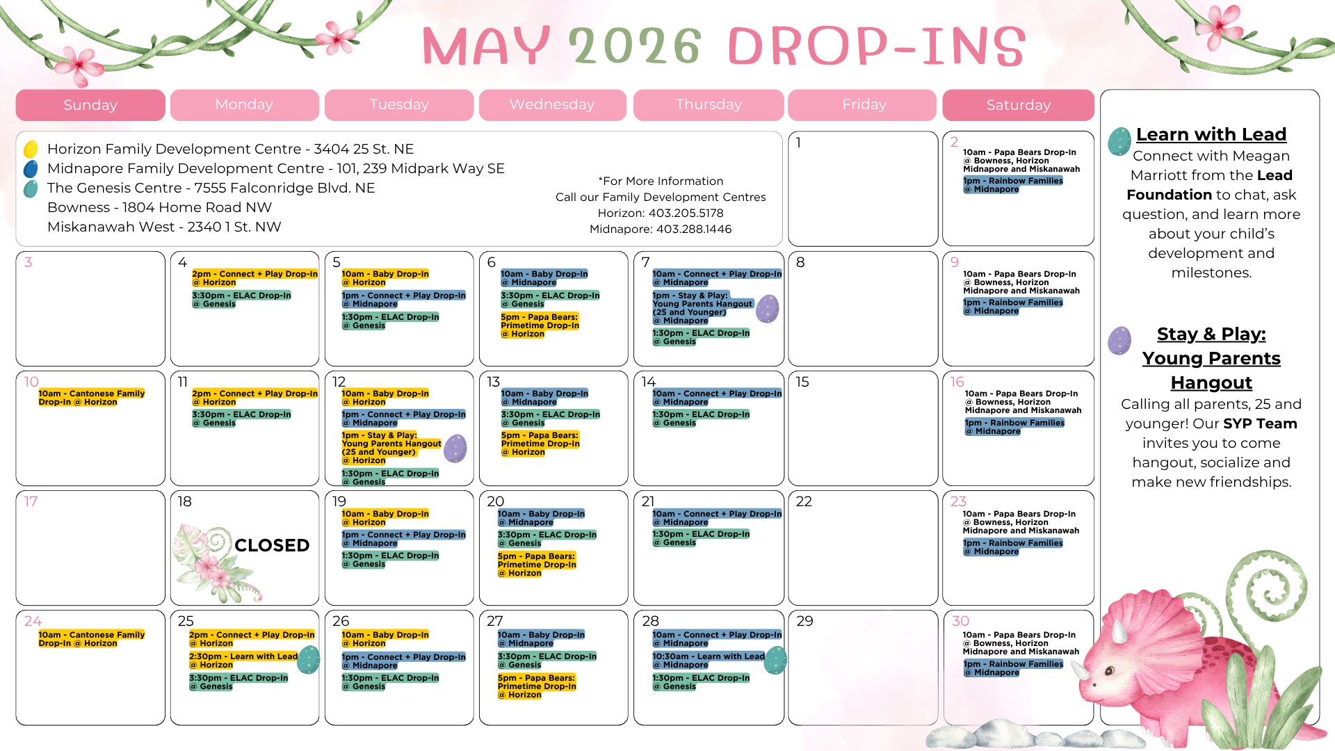 May 2026 Drop-Ins