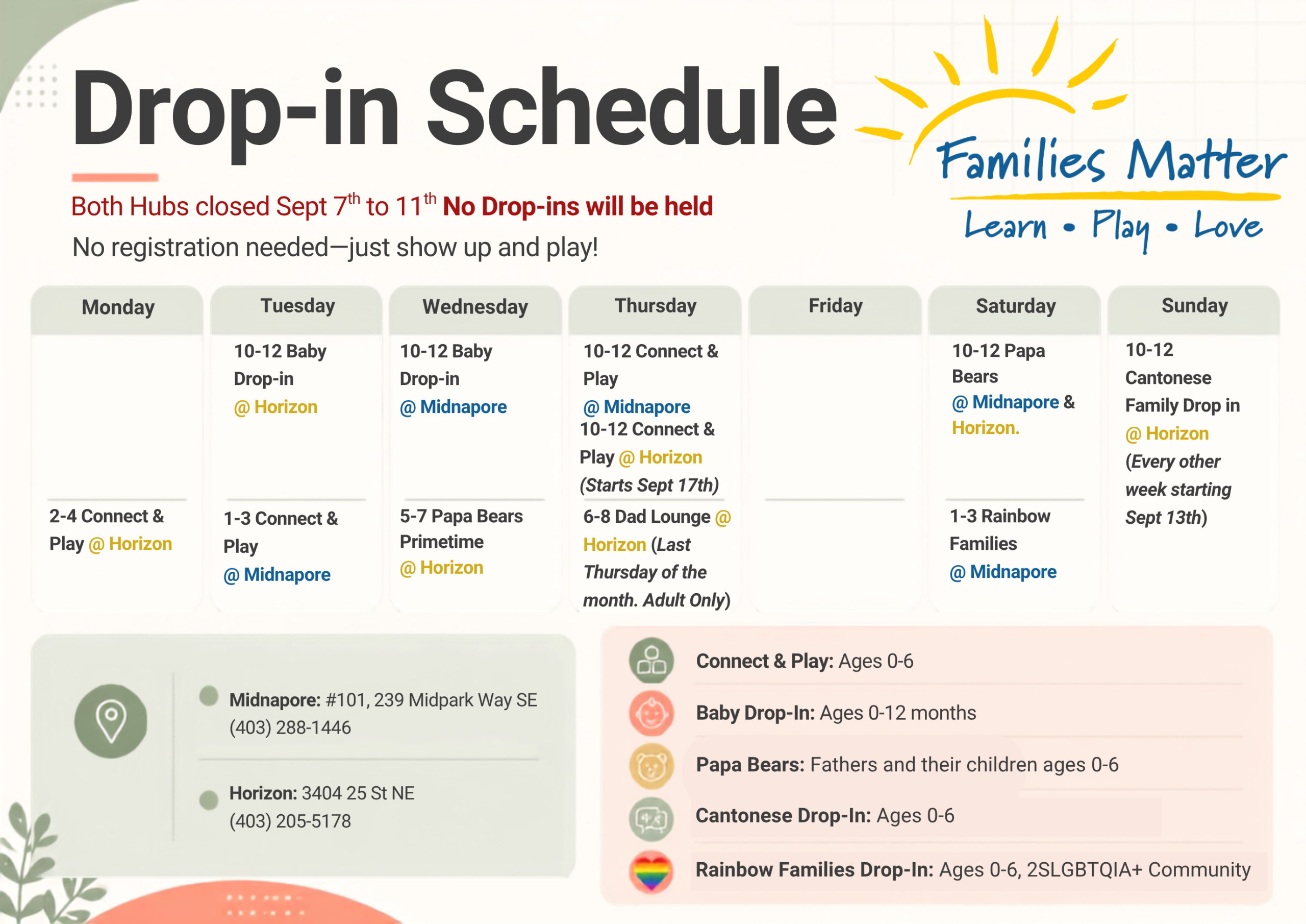 Monthly Calendar Drop-In